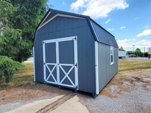 12x16 high side barn storage shed valleystructureswv
