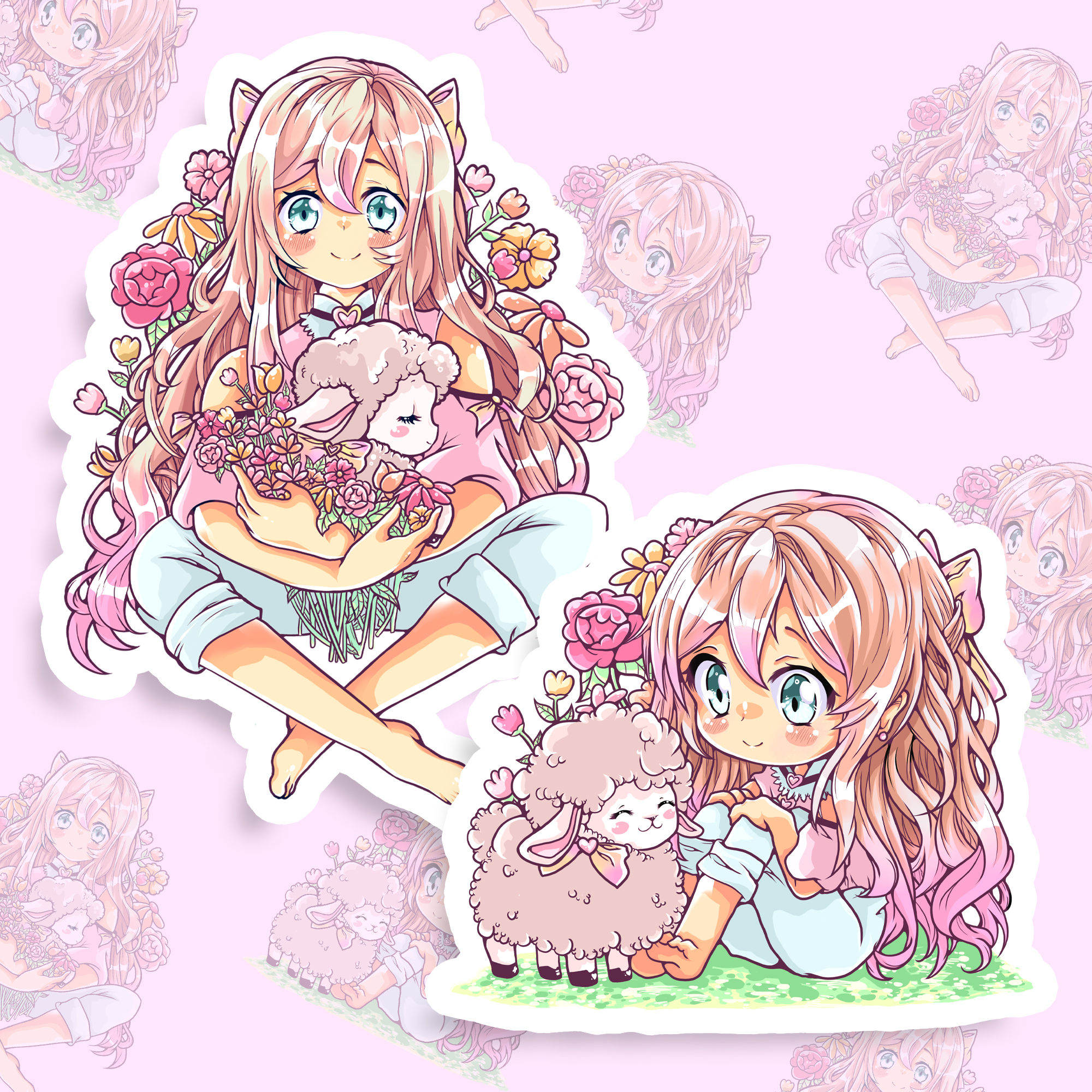 John 10:27 - Individual Anime Stickers