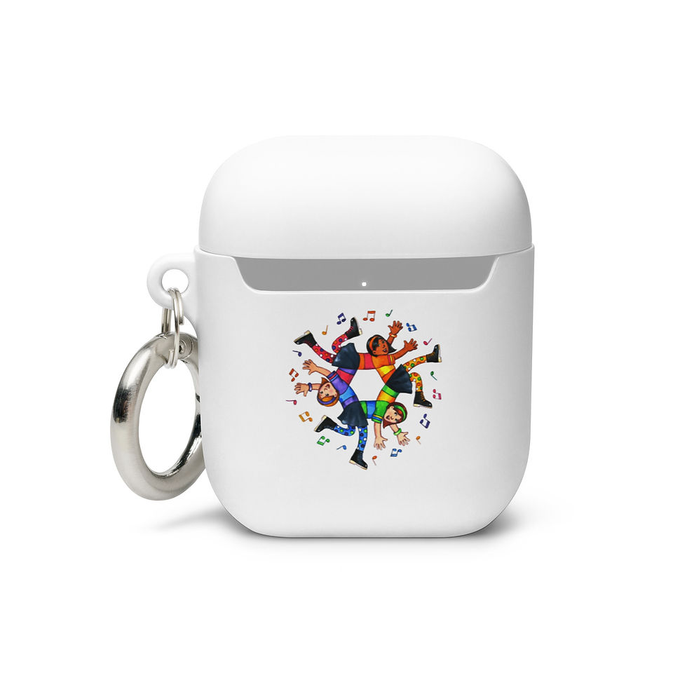 Thumbnail: 3 or 6 girls? Optical Illusion rubber case for AirPods®