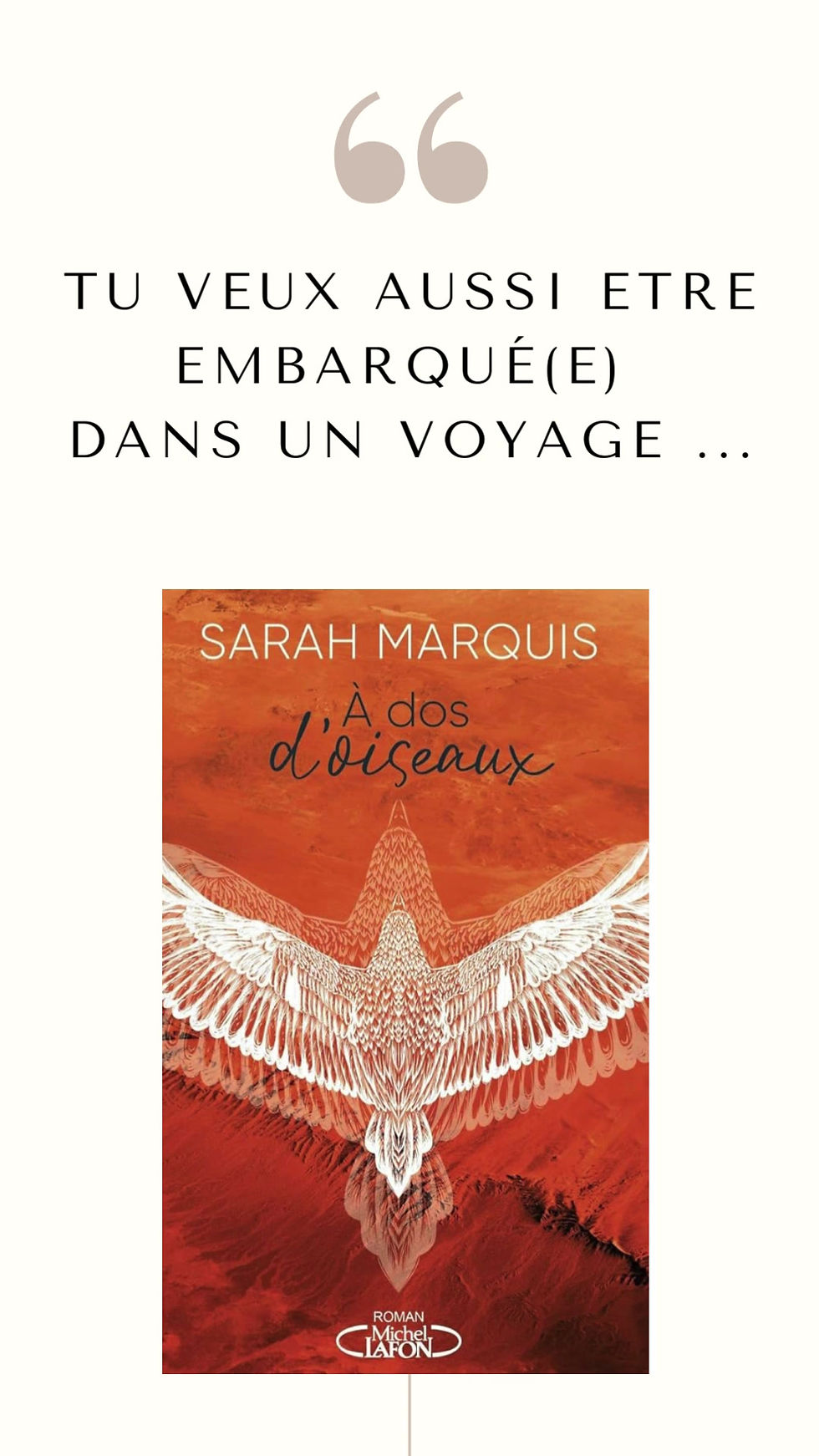 Thumbnail: À dos d'oiseaux