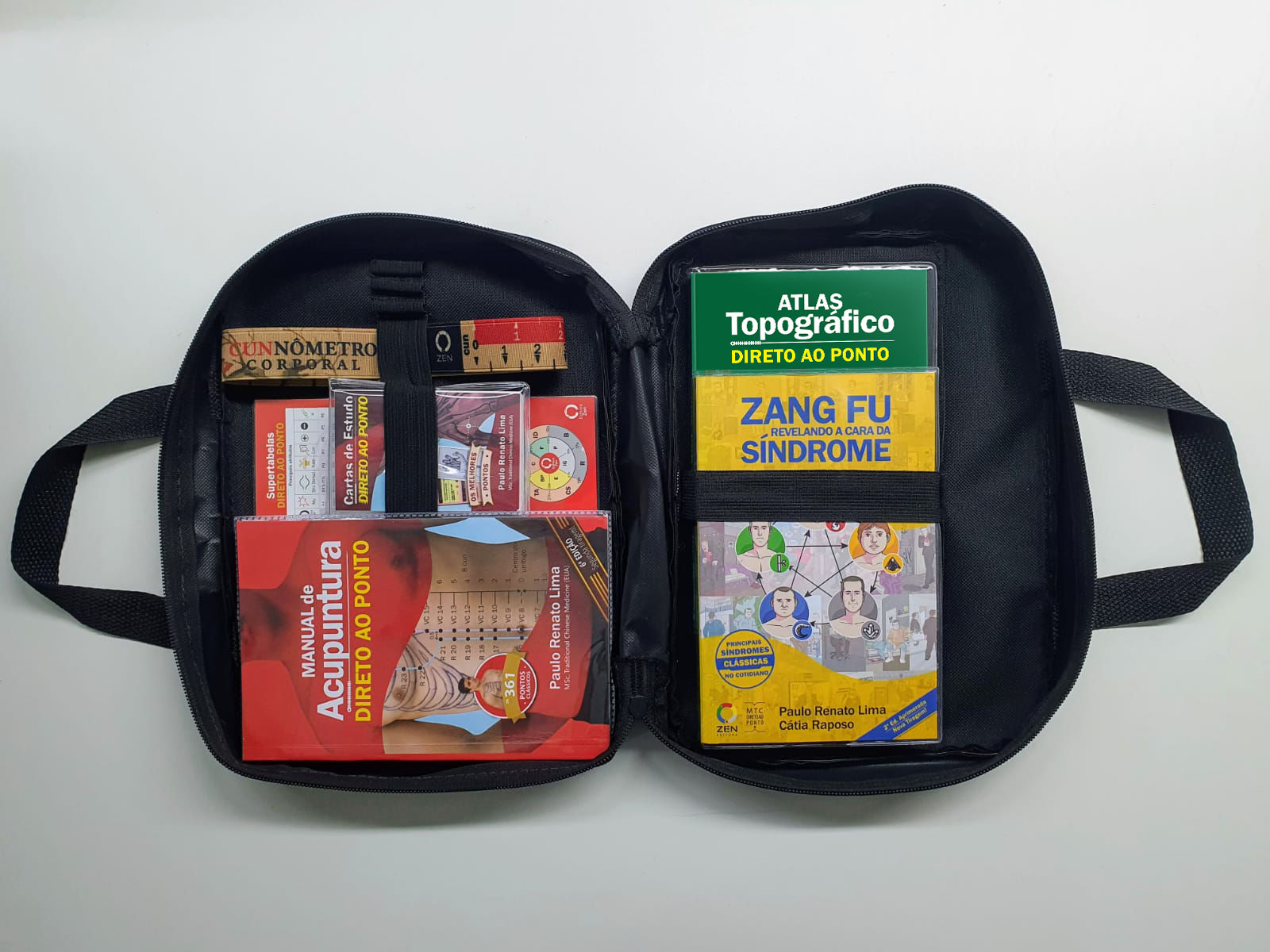 COMBO 9:Manual DP(Wire-o)+ Atlas+Zang Fu+ Cartas+ Cunnômetro+ Supertabela+ Bolsa