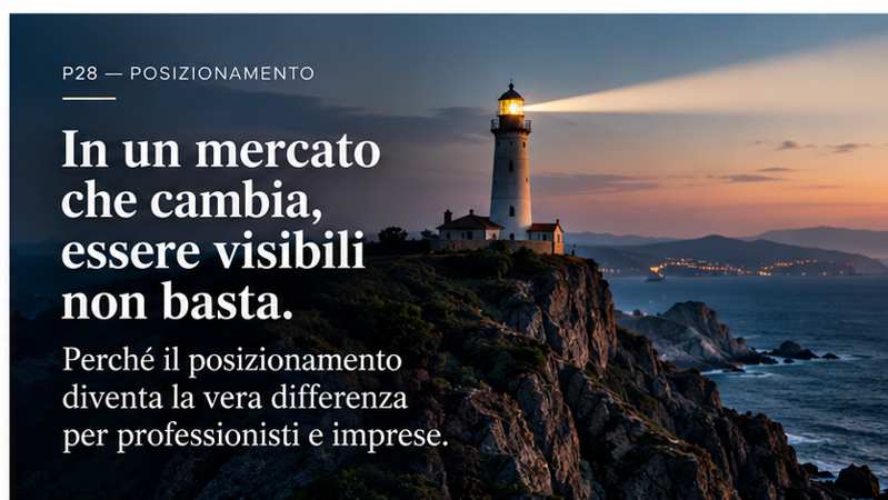 Posizionamento aziendale: crescita e costruzione di una posizione riconoscibile