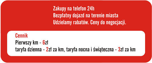 rabaty, gratis dojazd w mieście