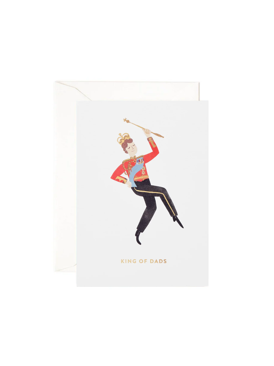 Lagom Design Greeting Cards - King of Dads Card 加拿大文具品牌節日卡片 賀卡