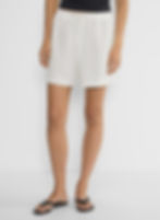 Aritzia Wilfred CruiseLinen™ Lodge Short Breezy Linen 飄逸亞麻高腰繫帶短褲