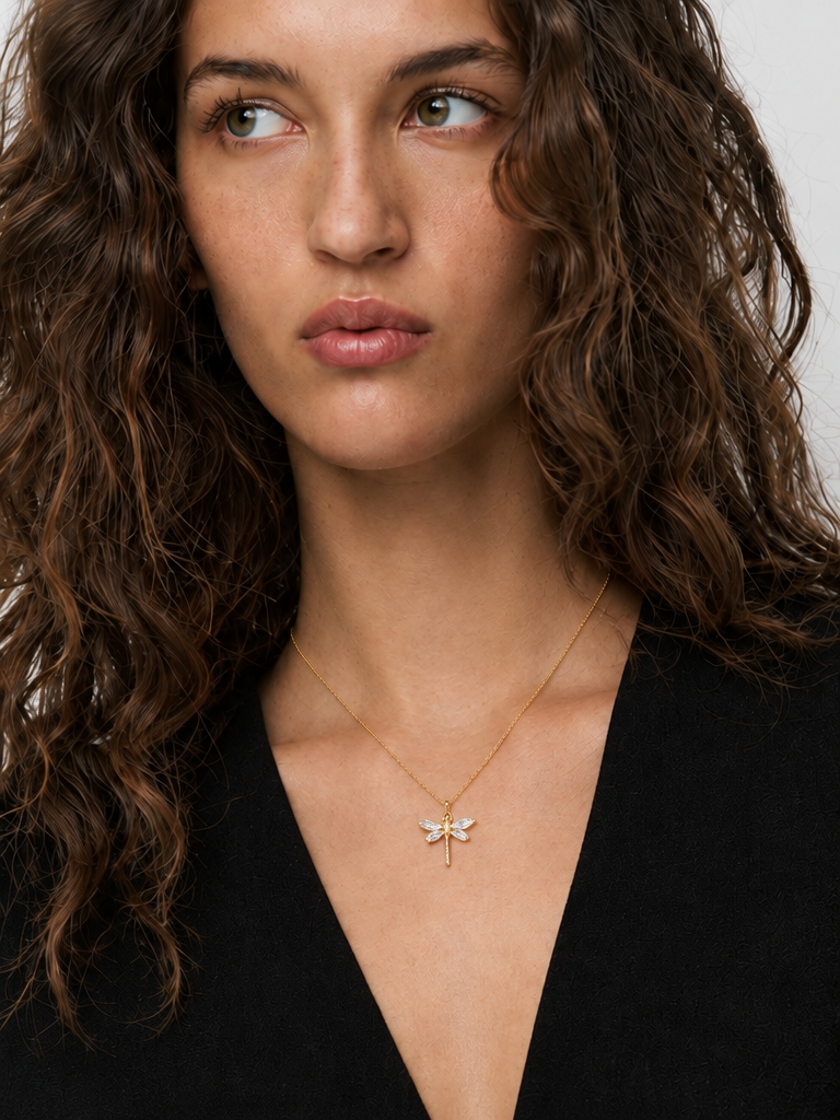 Kate Spade New York Greenhouse Dragonfly Necklace 美國品牌蜻蜓造型項鍊