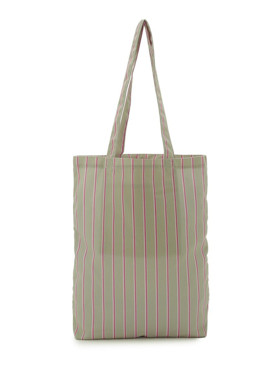 Gelato Pique Variety Tote Bag - KKI 日本品牌條紋卡其色LOGO托特包