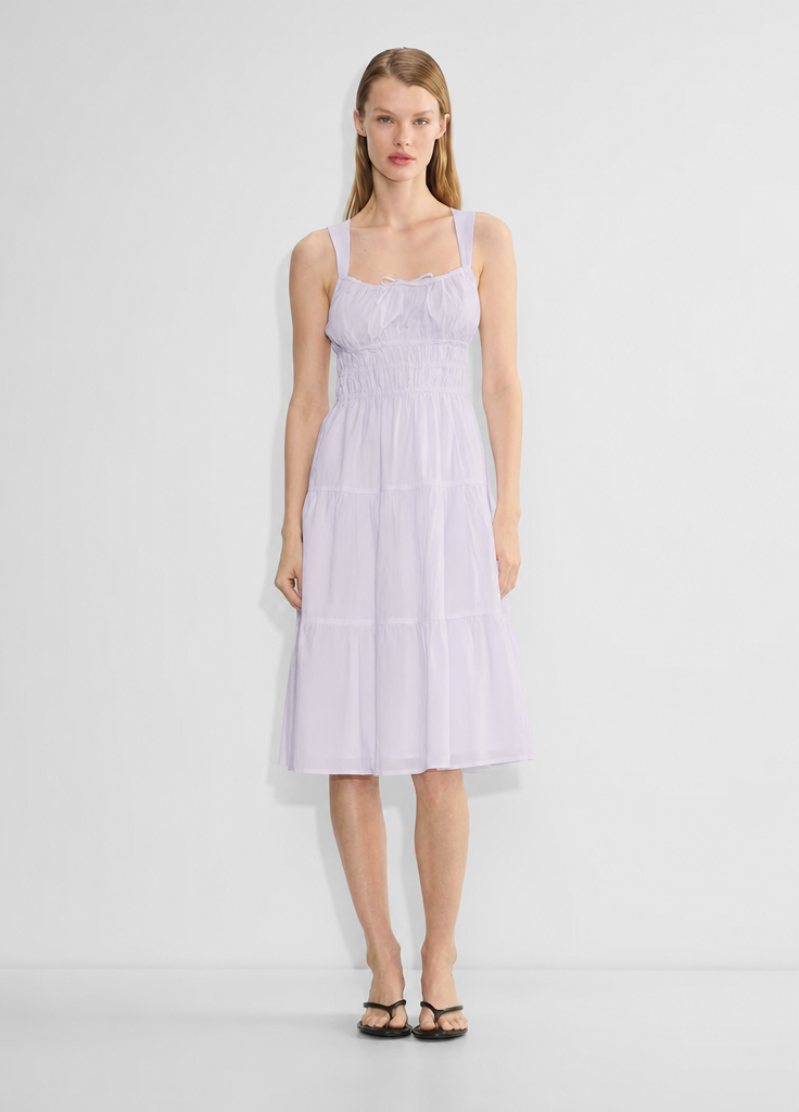 Aritzia Sunday Best Martine Poplin Midi Dress 棉質府綢無袖中長款洋裝