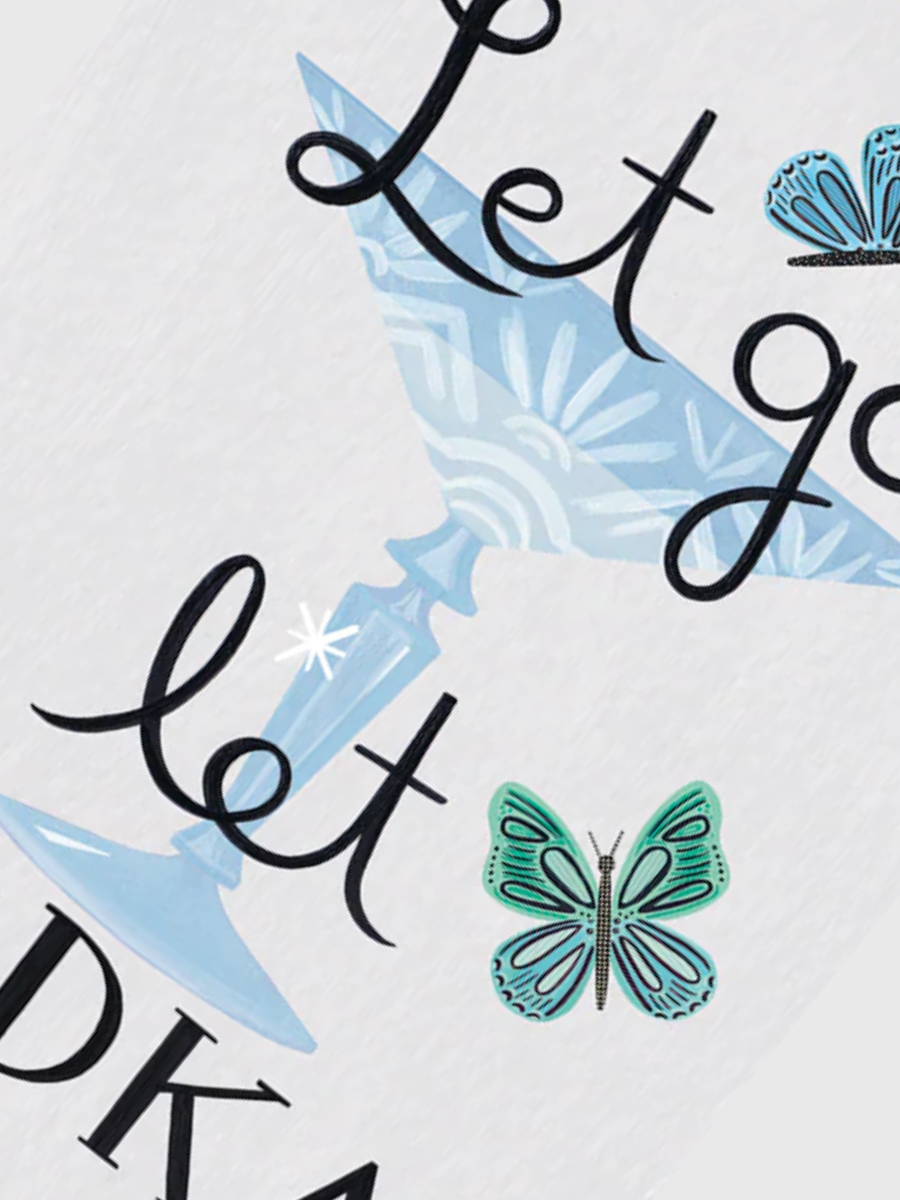 Girl w/Knife Greeting Cards - Let Go Let Vodka 美國文具品牌節日卡片 賀卡