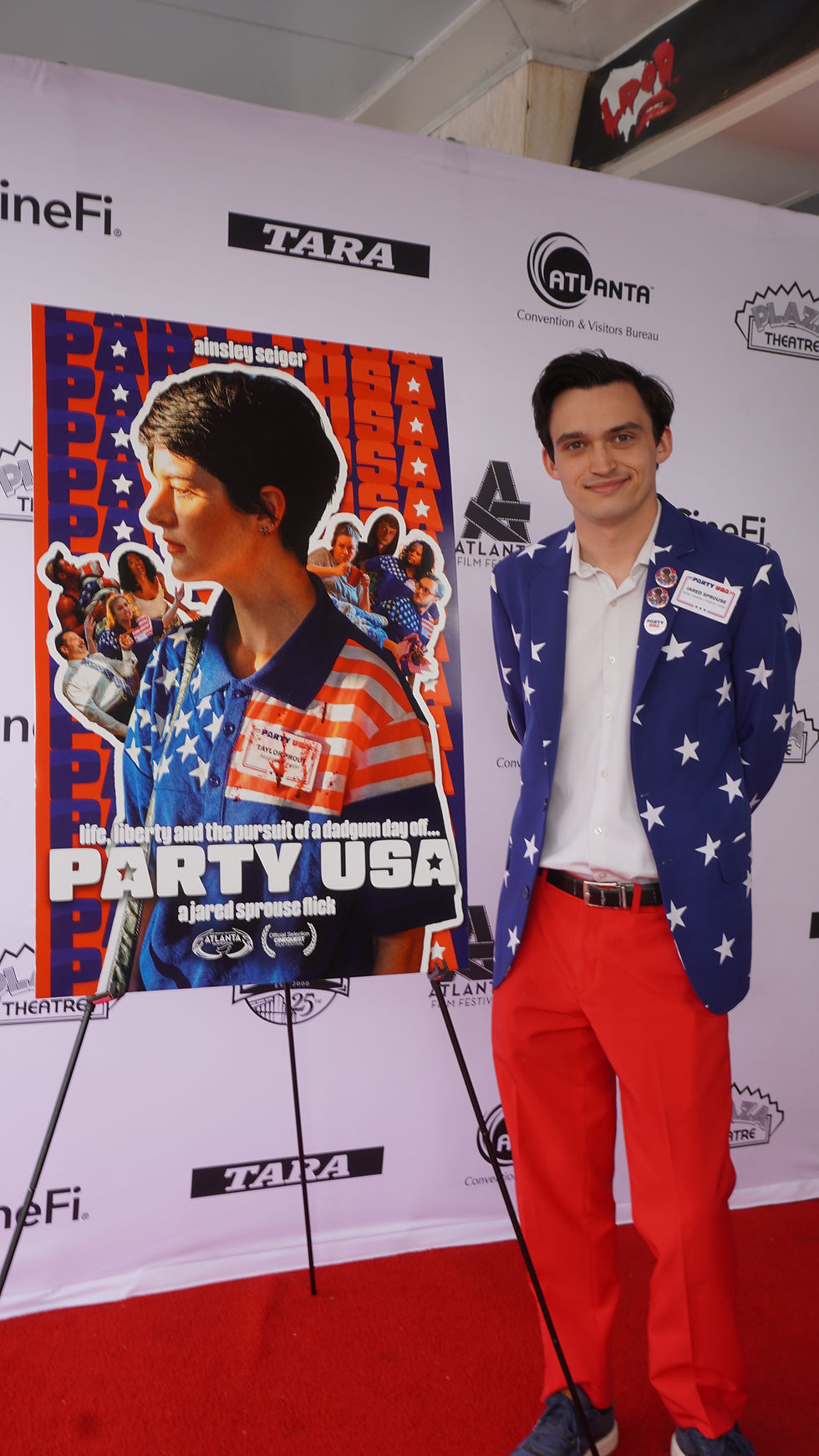 Jared Sprouse, Writer-Director of Party USA (Photo by Nico Hawthorne)