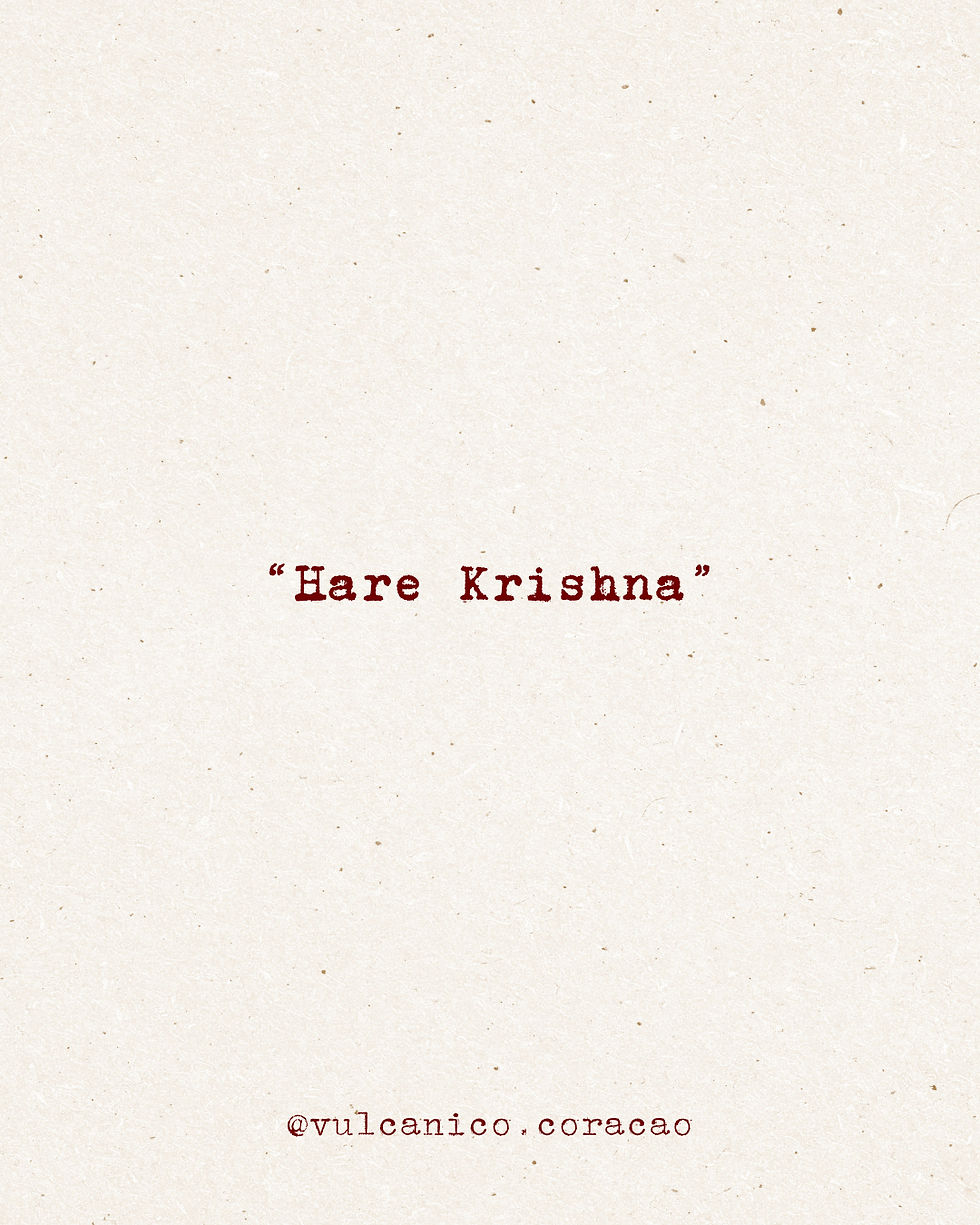 Hare Krishna