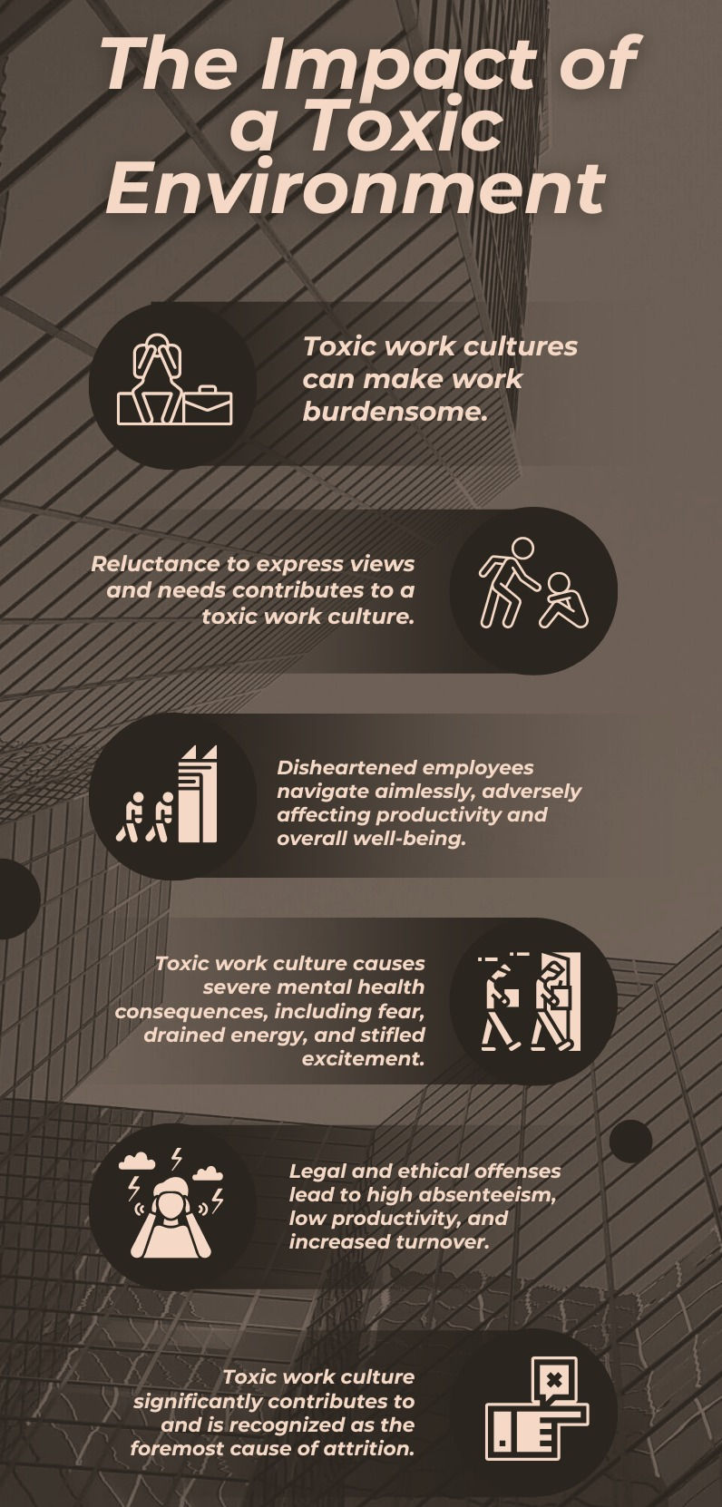 The Impact of a Toxic Work Culture