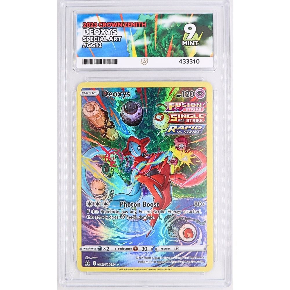 Deoxys - Crown Zenith GG12/GG70 - ACE Mint 9