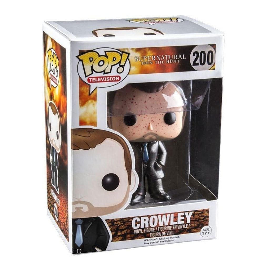 Crowley Funko POP! Television #200 - Supernatural Blood Splatter Metallic