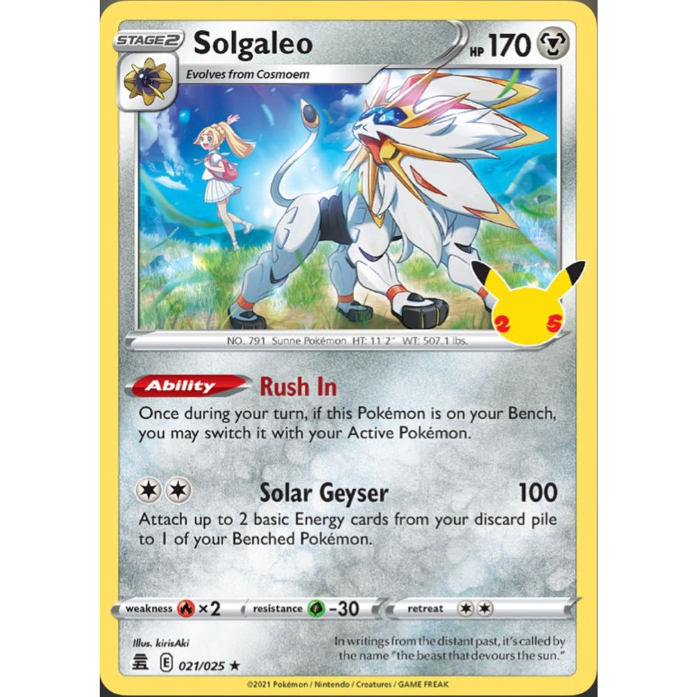 Solgaleo - Celebrations 021/025