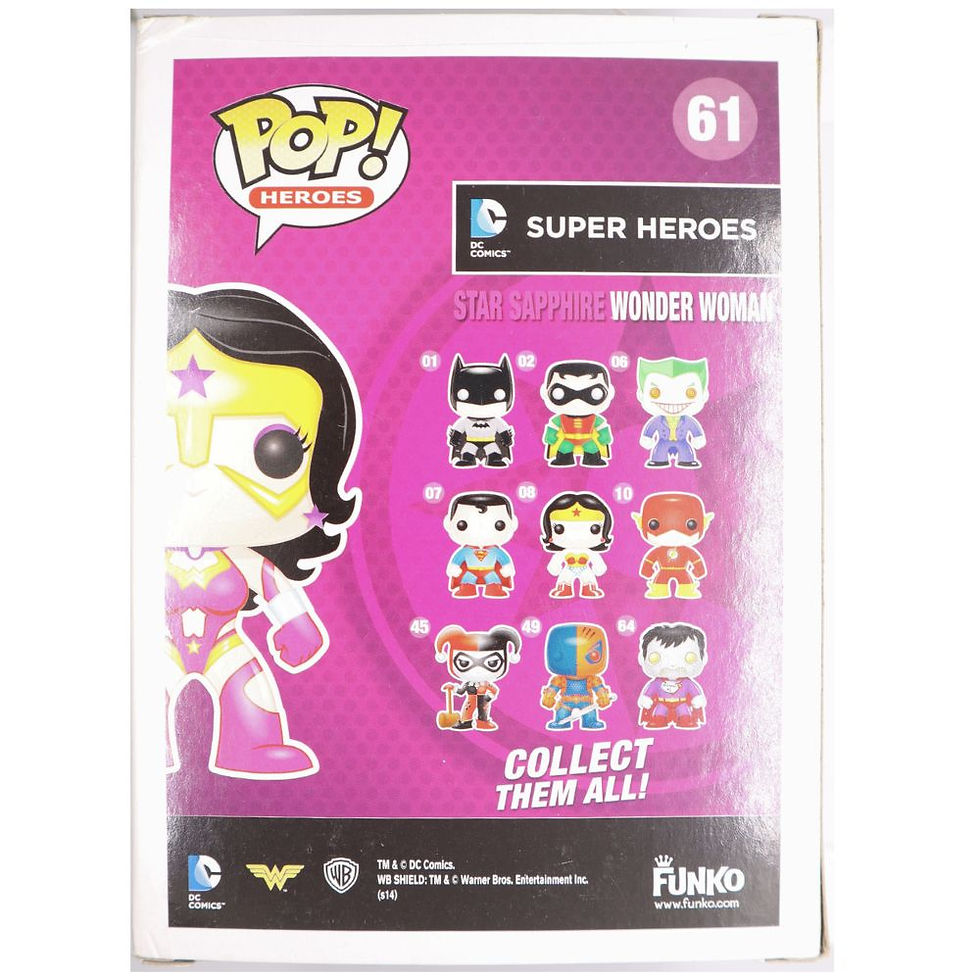 Thumbnail: Funko POP Heroes: Star Sapphire Wonder Woman - Vaulted