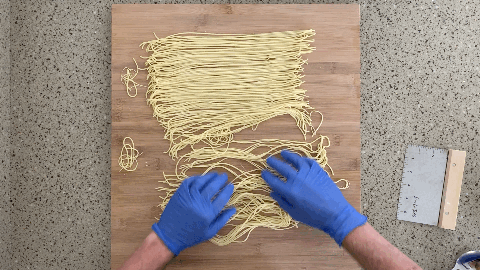 Pasta Dough-no egg 40 | Spaghetti