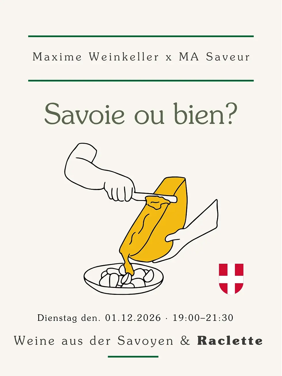 Wine Tasting Maxime Weinkeller x MA saveur