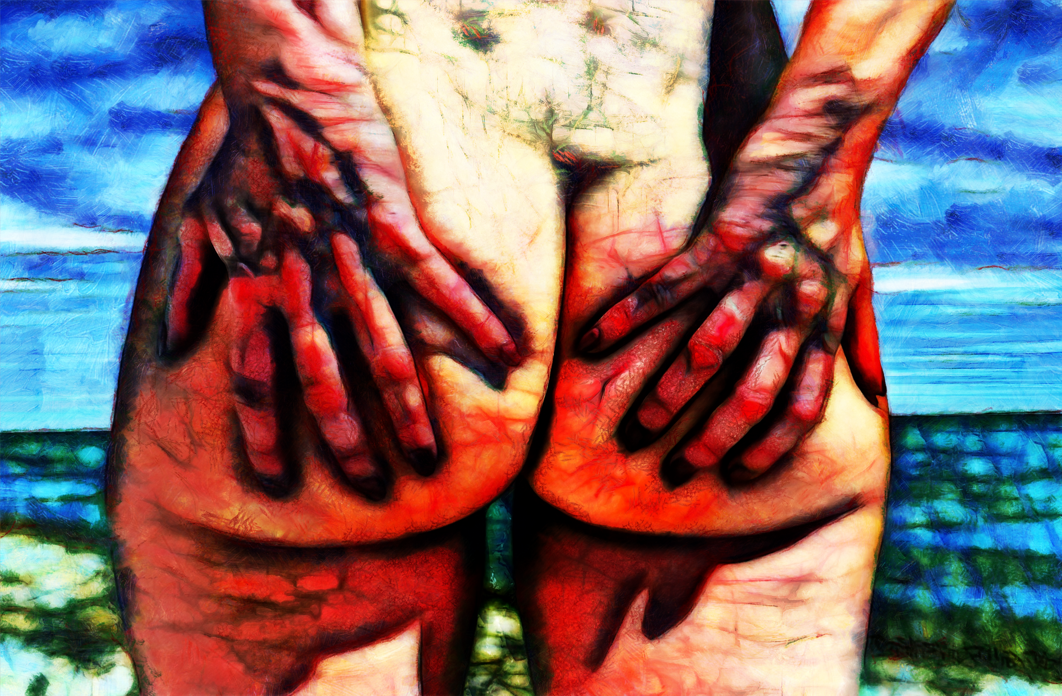 The Walking Dead© on a Nudists Beach