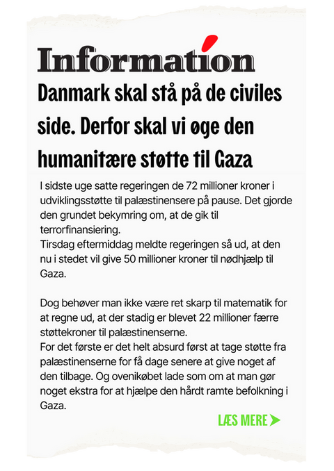 LÆSERBREV
19. oktober 2023