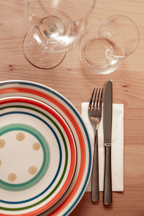 Gedeckter Tisch bei Lacono