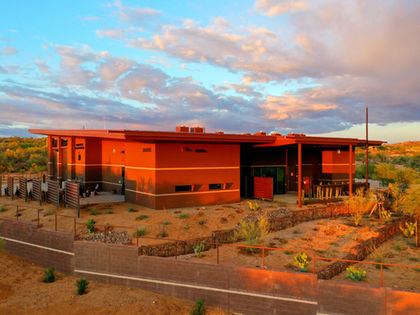 Scottsdale Fire Station 616 at Sunset