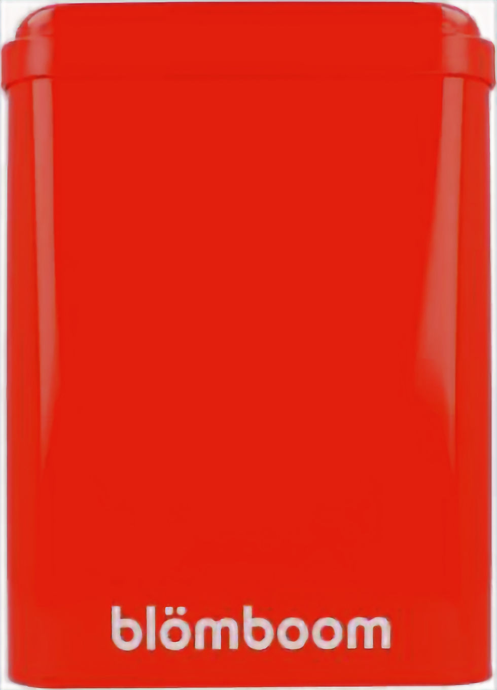 Miniaturbild: Rote Metalldose für Kakaopulver