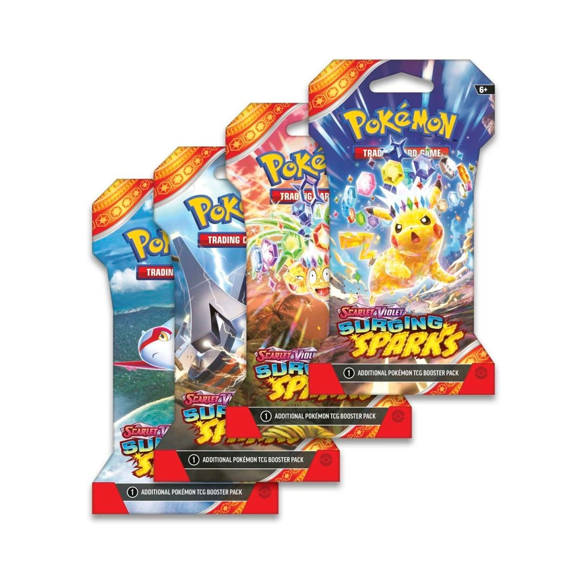 Surging Sparks Sleeved Booster Pack - Scarlet & Violet