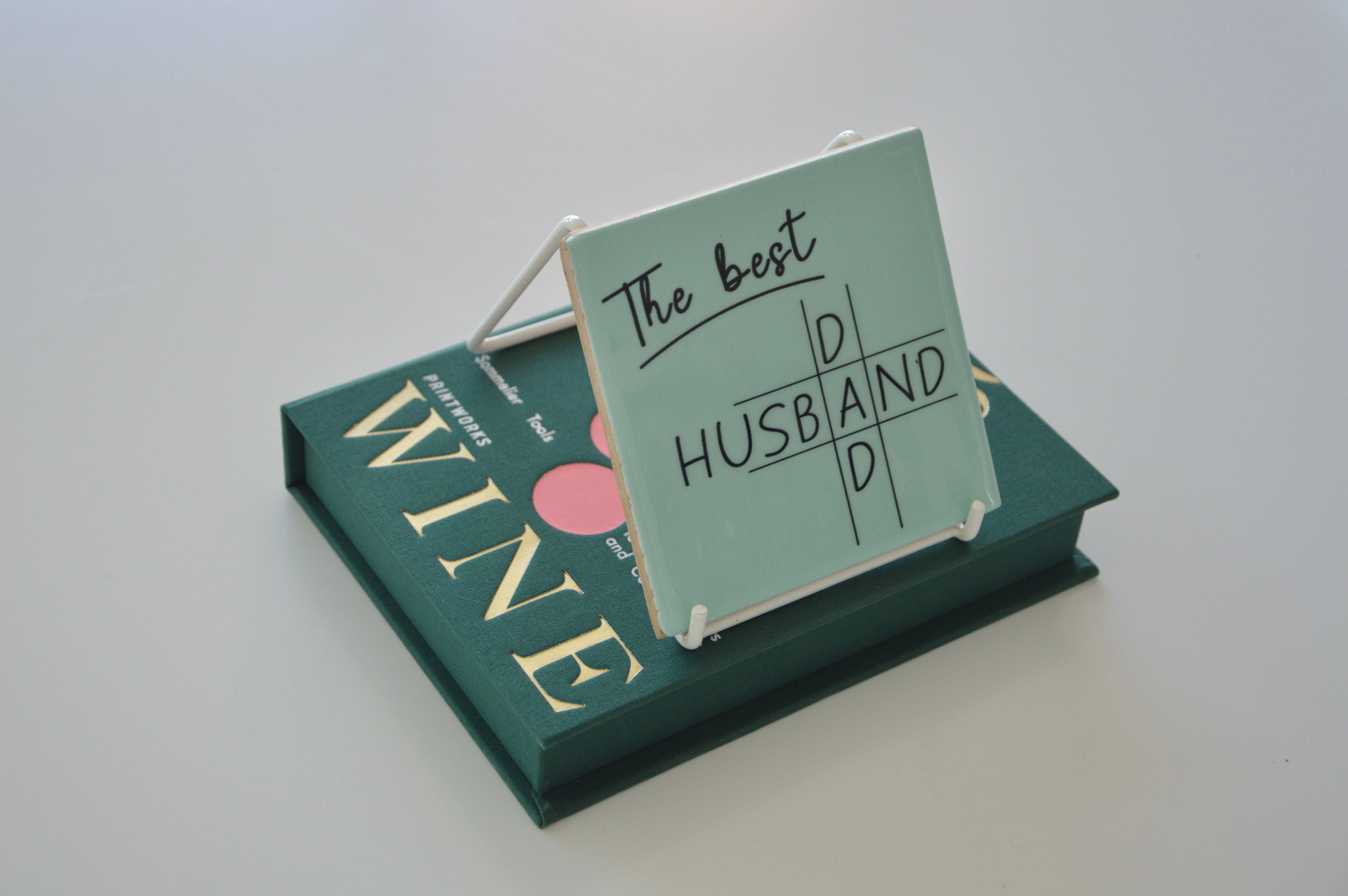 Plaque décorative "The best dad - husband"