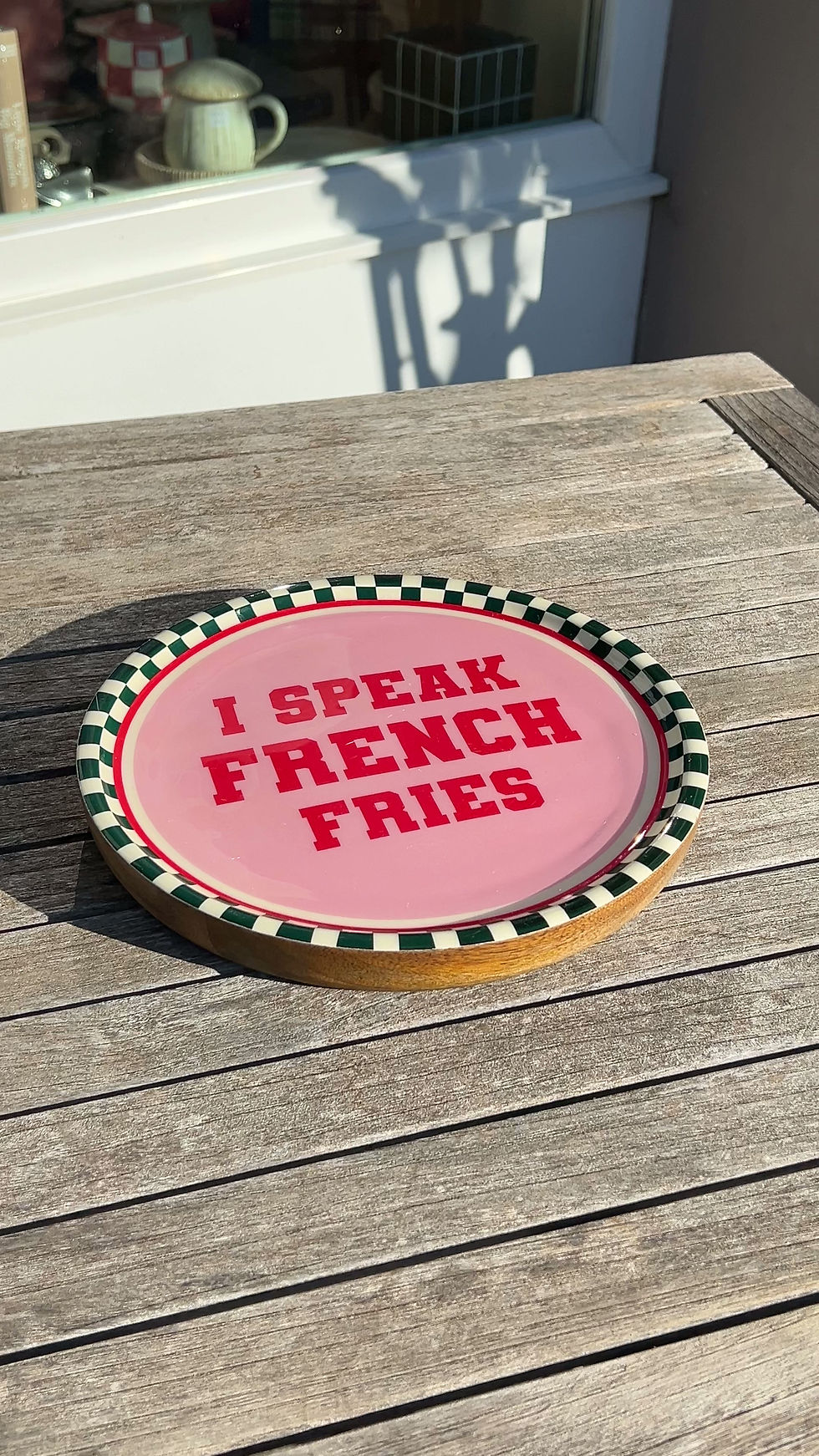 Miniature : Plateau “I speak French fries”