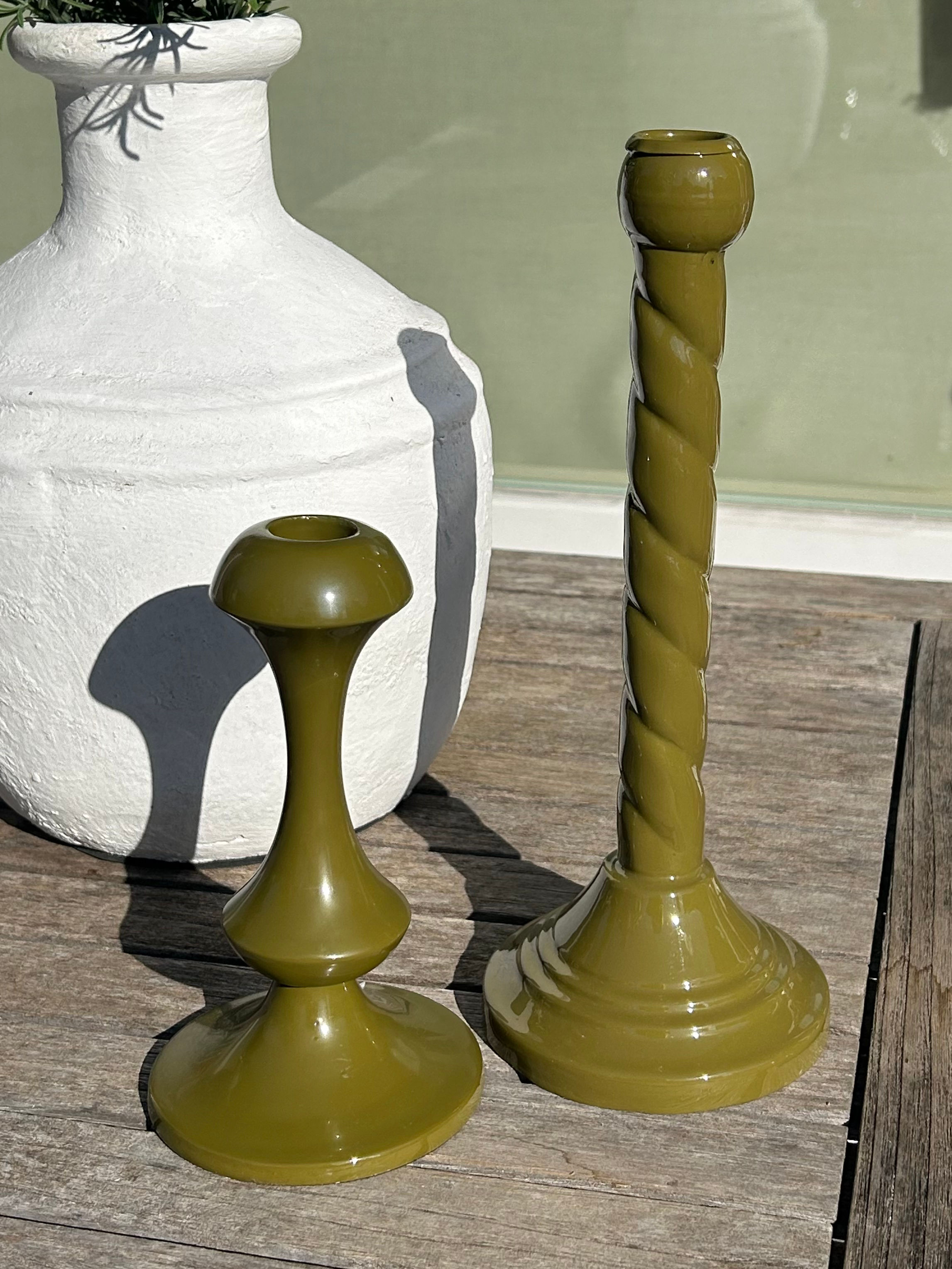 Bougeoir | Vert Olive