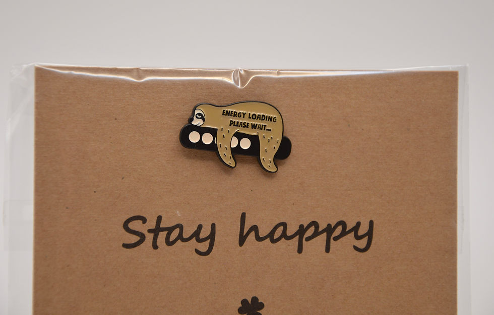 Miniature : Duo de pins “Stay happy - Stay healthy - Stay safe”
