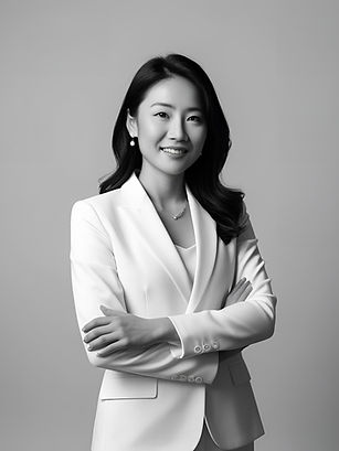 generate a asian architect professional portrait in black and white version.jpg