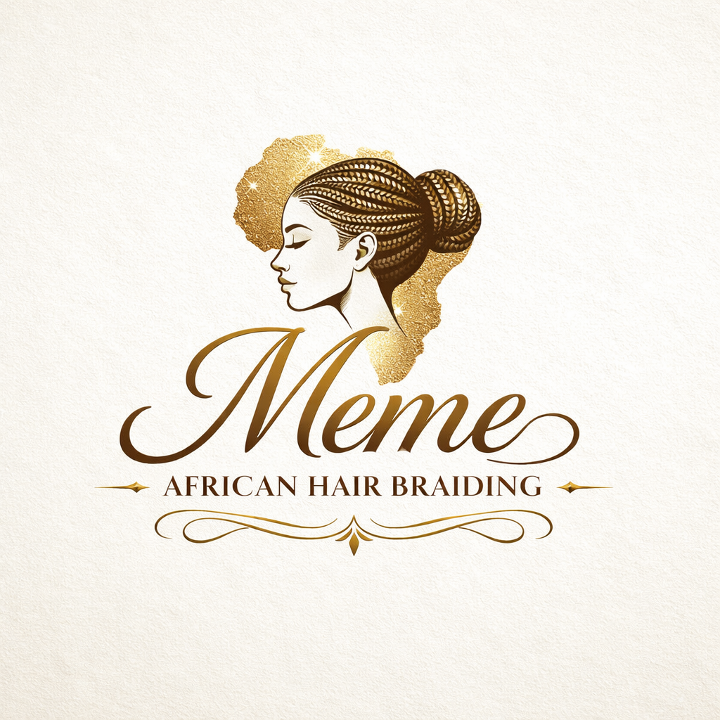 Meme African Hair Braiding logo