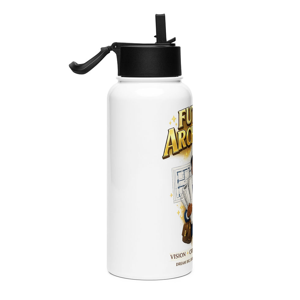 Thumbnail: Future Architect Kids Water Bottle – Inspirational Back-to-School Gift