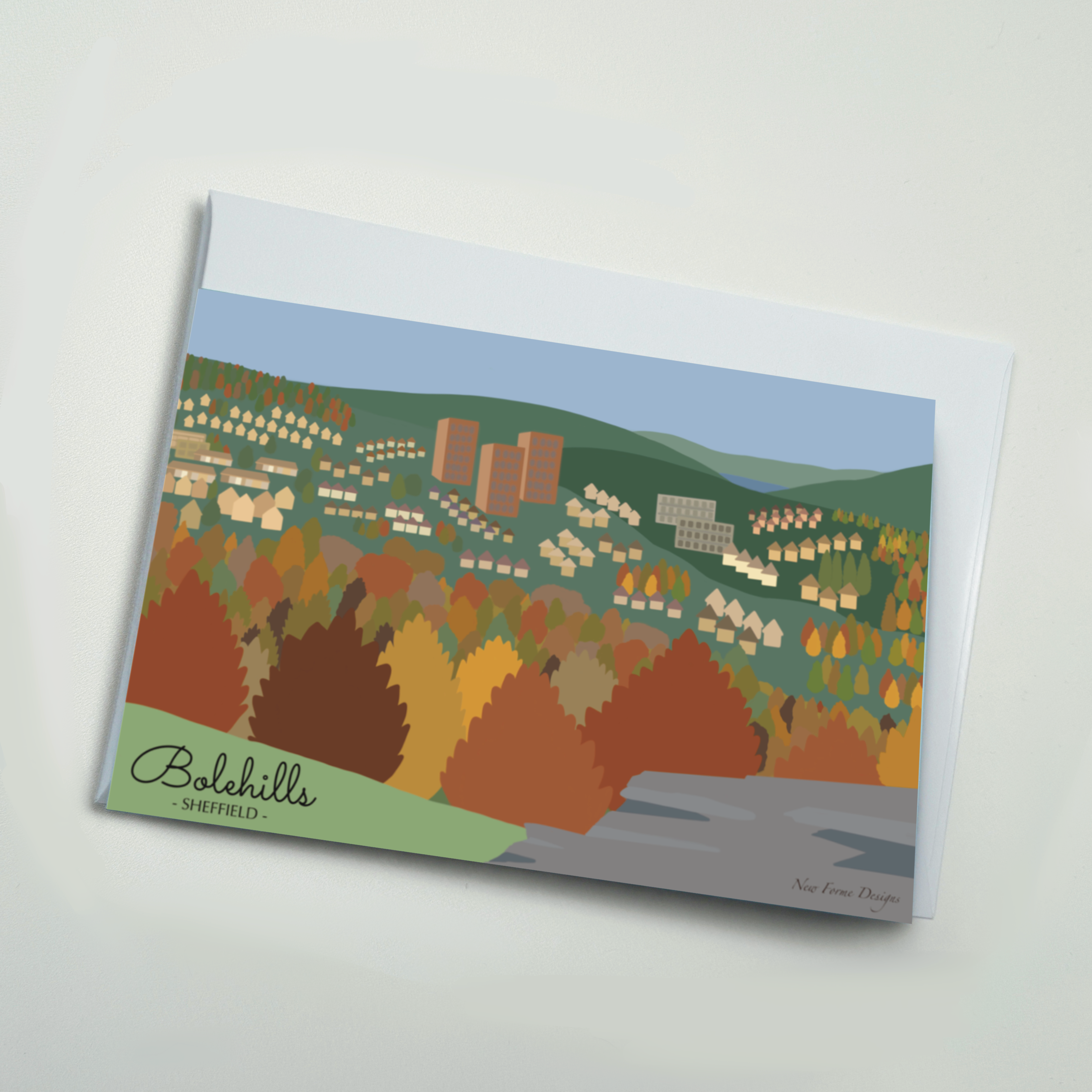Bolehills Park Greetings Card