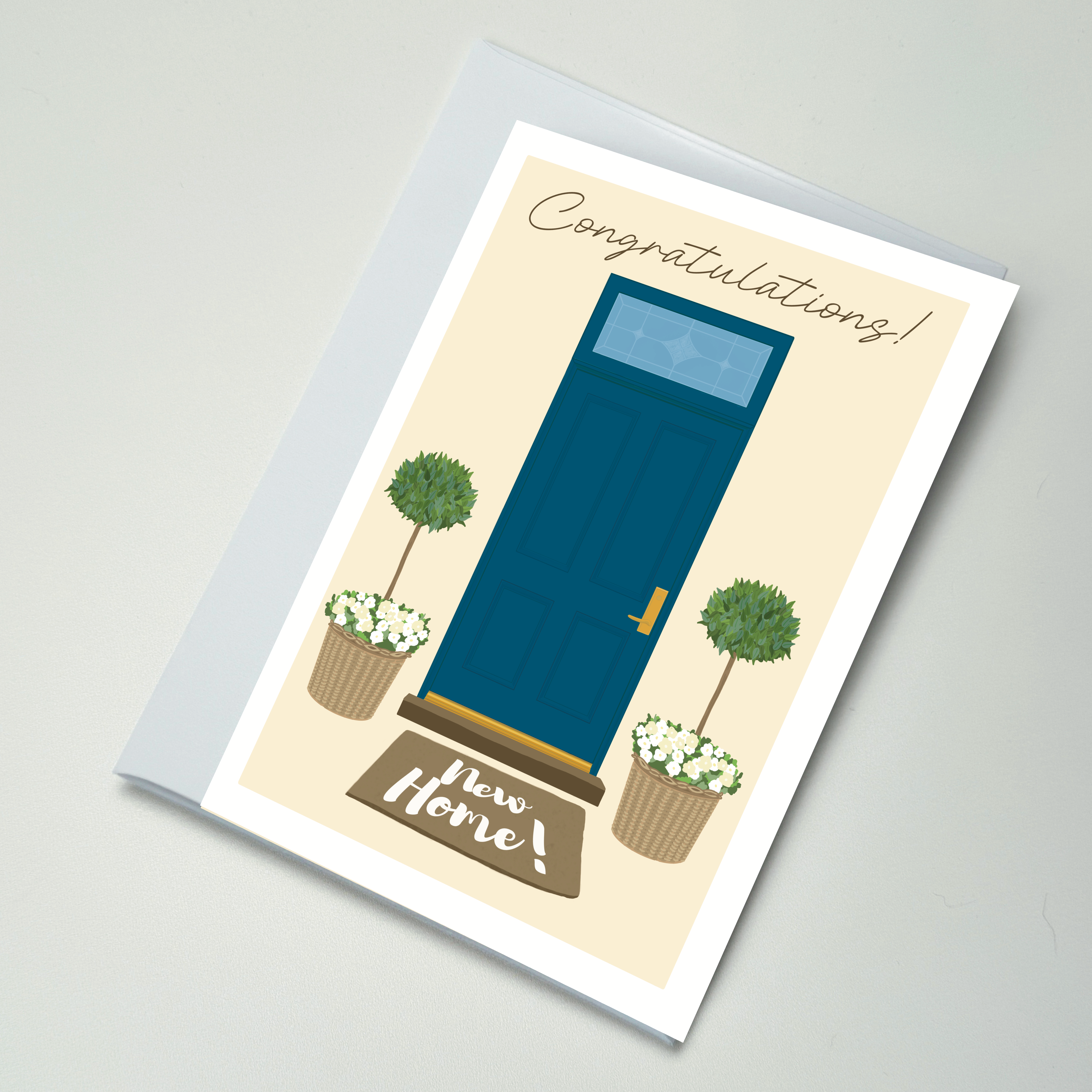 New Home Front Door Card