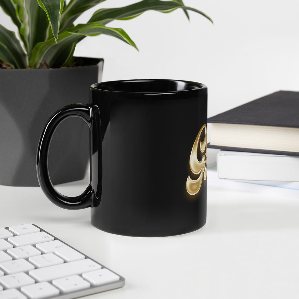 Thumbnail: Black Glossy Mug