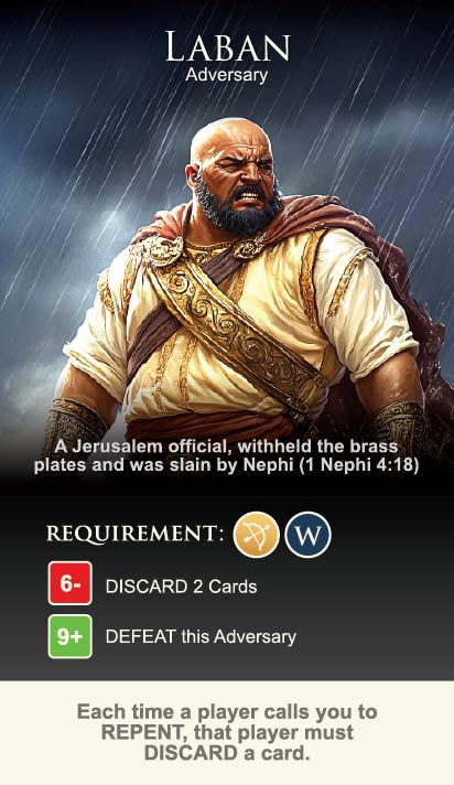 Laban - Book of Mormon Stories Trading Card