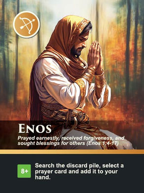 Enos - Book of Mormon Stories - Trading Card Game