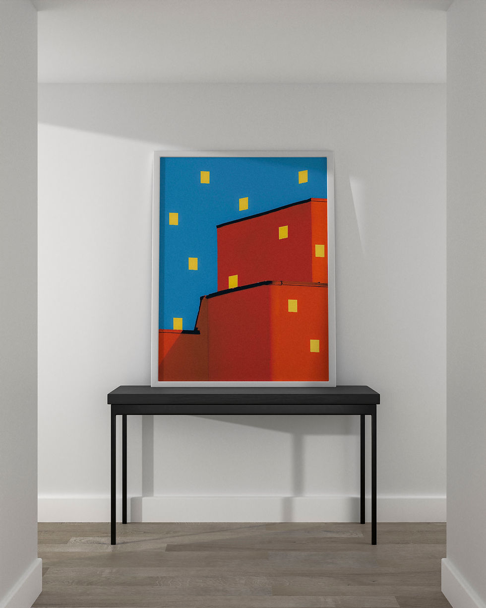 Thumbnail: Interspace, Surreal Collage Art Print By Shaylin Wallace