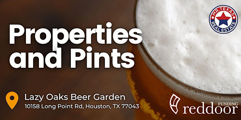 Properties and Pints registration link hosted by Reddoor Funding