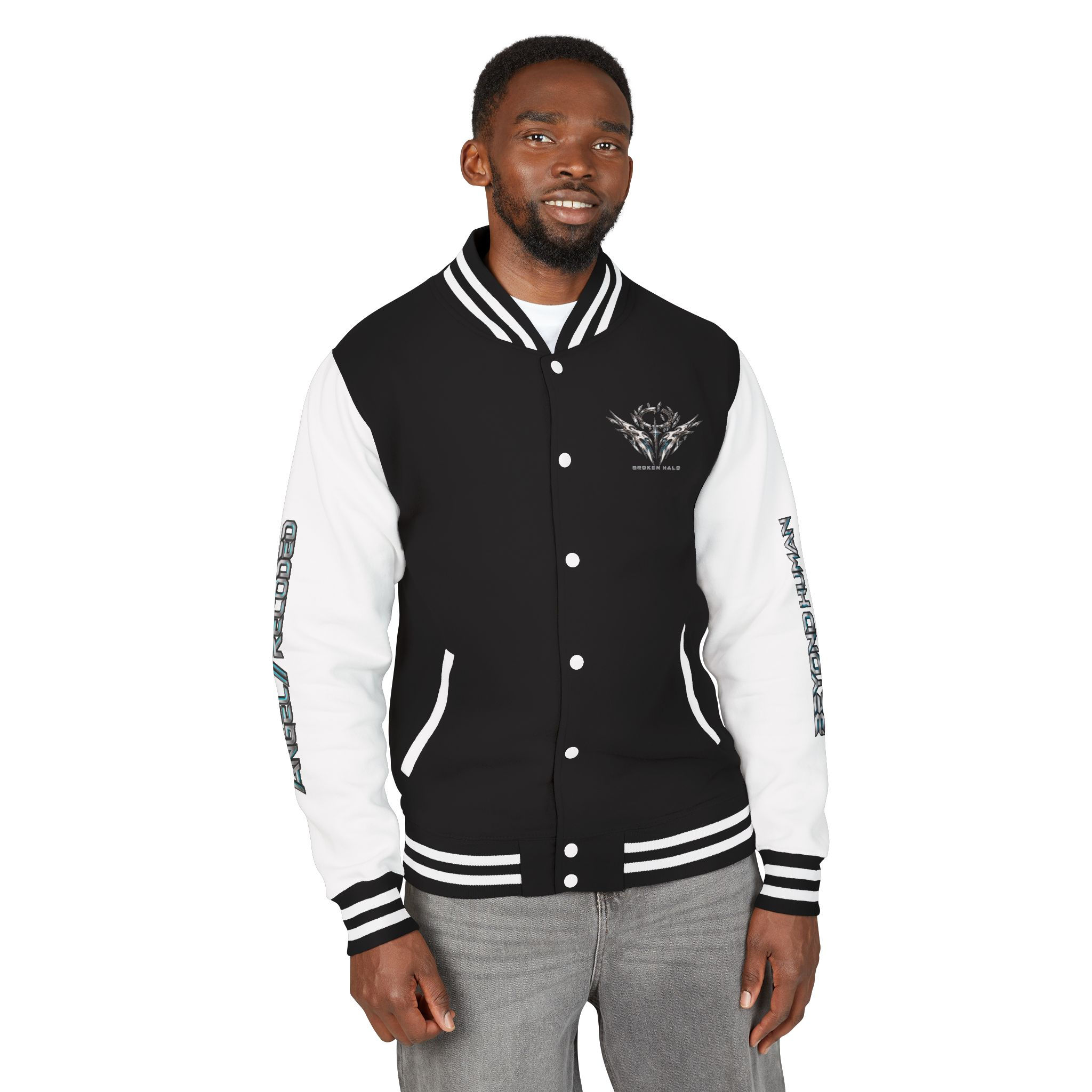 Cyberpunk Medusa Letterman Jacket "Beyond Human"