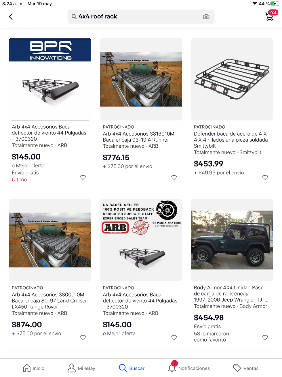 Miniatura: PEDIDOS DE ROOF RACK Y BASES DESDE 