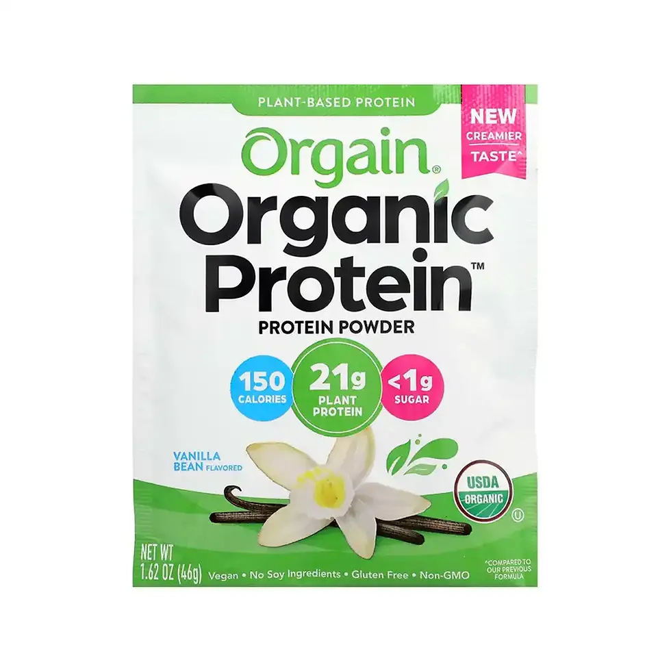 Sachet Proteína Vegana en Polvo Orgain Vainilla