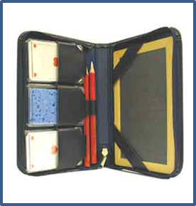 Set jeu de cartes étui simili Ref05