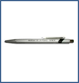 Stylo métal gris Ref12