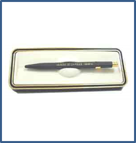 Stylo métal noir Ref11