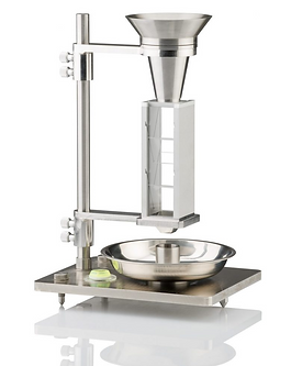 Scott Volumeter determines bulk density