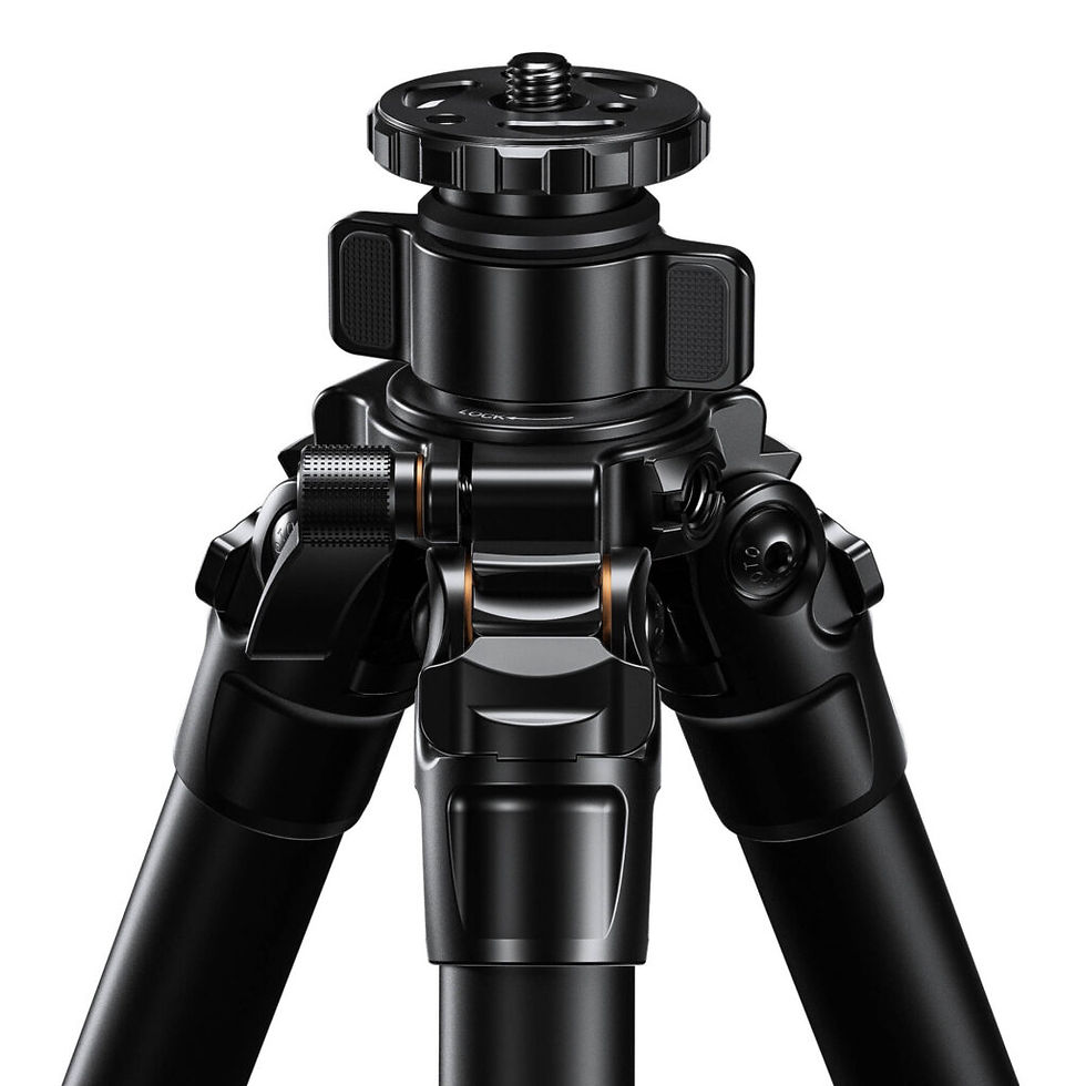 Thumbnail: Leofoto LG-284C Silver 4 Section Water Resistant Carbon Fibre Tripod